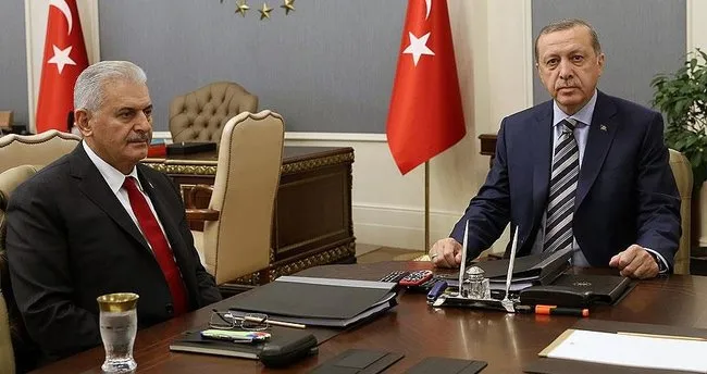 Cumhurbaşkanı Erdoğan, Başbakan Yıldırım’ı kabul etti!