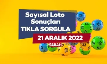 SAYISAL LOTO SONUÇLARI SORGULA 21 Aralık 2022: Milli Piyango Online ile dünün Çılgın Sayısal Loto çekiliş sonuçları AÇIKLANDI! MPİ bilet sorgulama sayfası