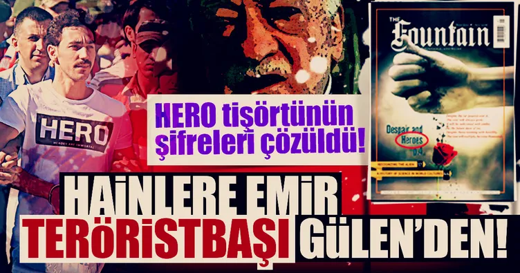 ’HERO’ tişörtünün şifreleri çözüldü