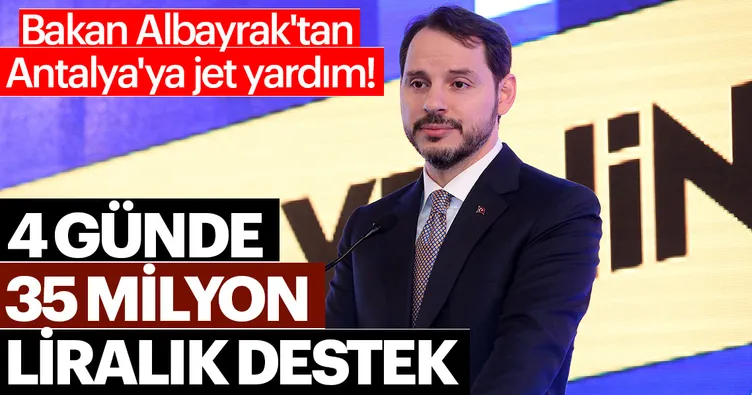 Afetzedeye jet yardım