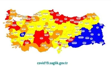Korona risk haritası ile düşük, orta, yüksek ve çok yüksek riskli iller hangileri? İllere göre Türkiye geneli koronavirüs risk durumu haritası