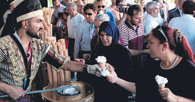 Kahramanmaraş’ta dondurma festivali