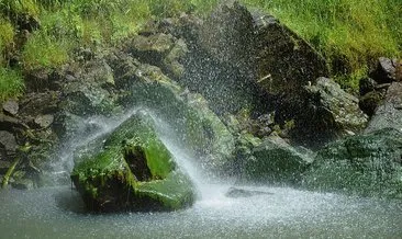 Samsun’daki Ballıkaya Şelalesi doğa tutkunlarına görsel şölen sunuyor