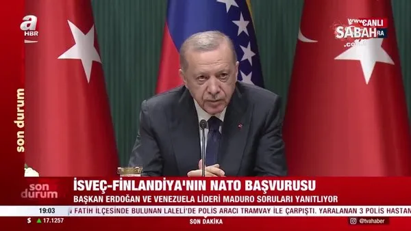 Başkan Erdoğan, İsveç ve Finlandiya'nın NATO başvurusu ile ilgili önemli açıklamalarda bulundu | Video