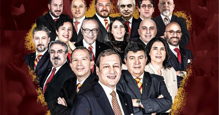 Galatasaray başkan adayı Burak Elmas, yönetim kurulu listesini paylaştı...