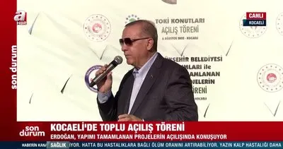 Son Dakika: Başkan Erdoğan Kocaeli’de toplu açılış töreninde önemli açıklamalarda bulundu | Video