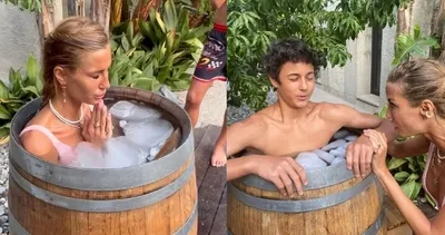 Buz dolu fıçıya girme akımı ünlü isimler arasında hızla yayılmıştı... Ölüm getiriyor!