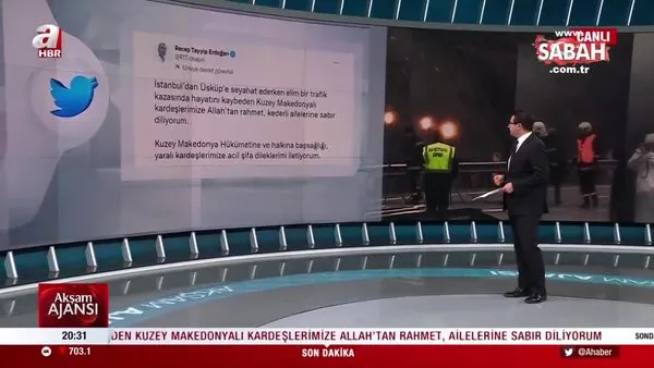 Son dakika haberleri: Başkan Erdoğan'dan Kuzey Makedonya'ya başsağlığı mesajı | Video