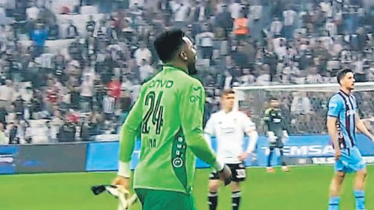Onana şoku! 7. dakikada çıktı