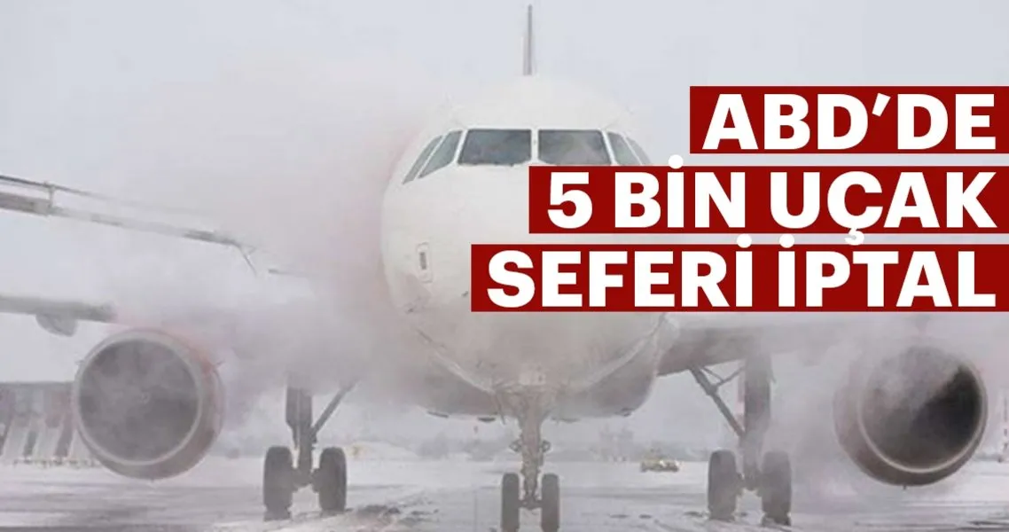 Abd De Kar Firtinasi 5 Bin Ucak Seferinin Iptaline Neden Oldu Amerika Haberleri