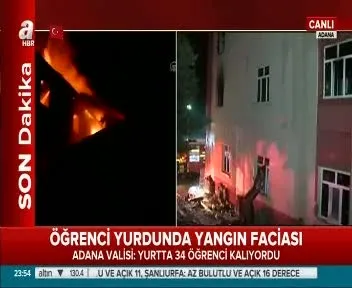 Öğrenci yurdunda yangın faciası