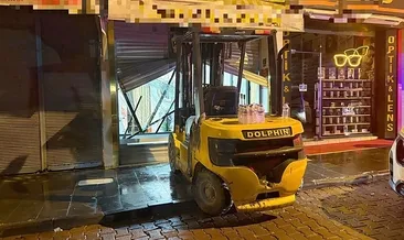 Forkliftli kuyumcu soygunu