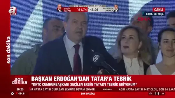 Son dakika! KKTC yeni Cumhurbaşkanı Ersin Tatar oldu. İşte ilk açıklamaları...