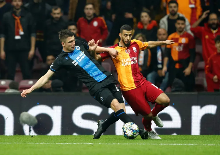 Galatasaray - Club Brugge maçından kareler