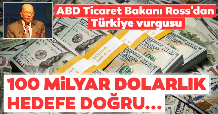 ABD Ticaret Bakanı Ross’dan 100 milyar dolarlık ticaret hacmi açıklaması