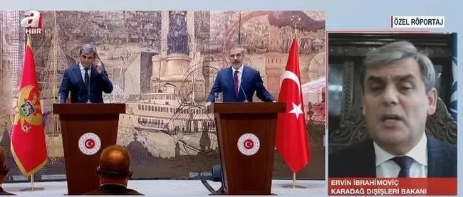 Karadağ Dışişleri Bakanı A Haber’de: Türkiye ile mükemmel ilişkilere sahibiz