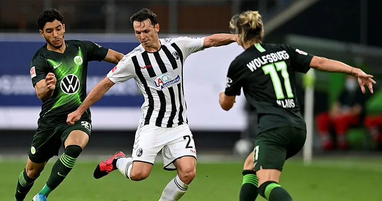 4 gollü maçta kazanan çıkmadı! Wolfsburg 2-2 Freiburg MAÇ SONUCU