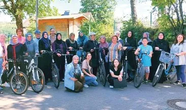 Bisikletli kadınlara başbakanlık desteği