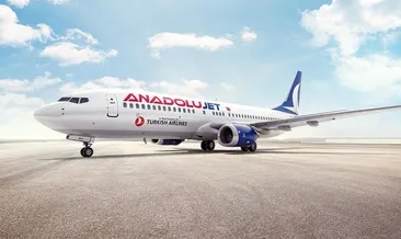 İniş sonrası lastiği patladı