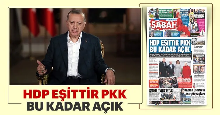‘HDP eşittir PKK’