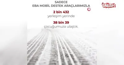 Bakan Selçuk’tan EBA Mobil Destek Araçları paylaşımı | Video