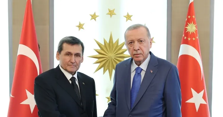 Başkan Erdoğan Türkmenistan Dışişleri Bakanı Raşid Meredov’u kabul etti