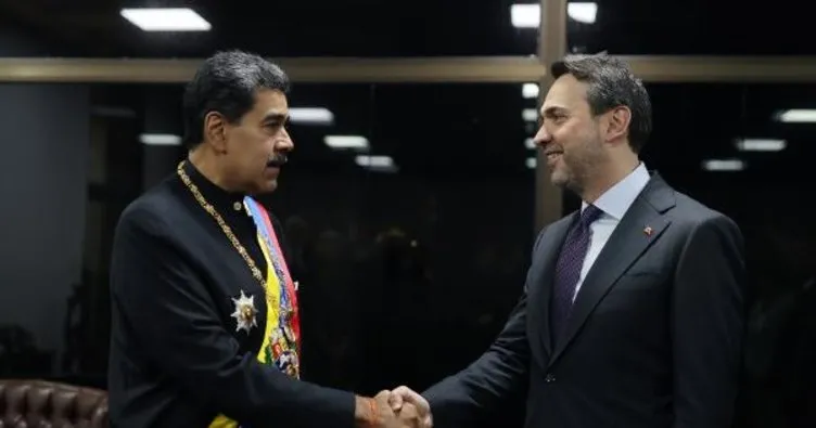 Bakan Bayraktar, Maduro ile görüştü: Hedefimiz iş birliklerimizle daha da büyütmek olacaktır