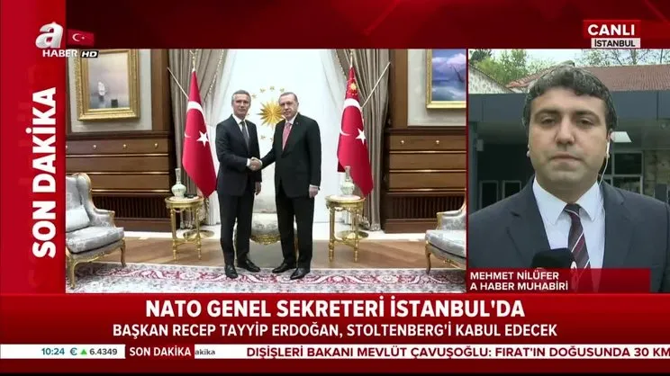 NATO Genel Sekreteri İstanbul'da!