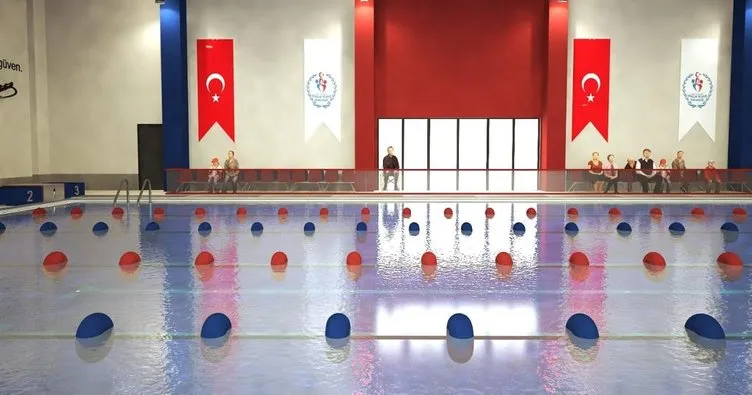 Nusaybin’de yapılacak Yarı Olimpik Kapalı Yüzme Havuzunda çalışmalar başladı
