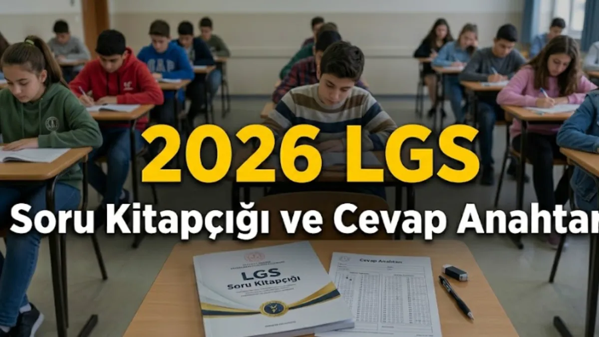 2026 LGS soru kitapçığı ve cevap anahtarı gündemi