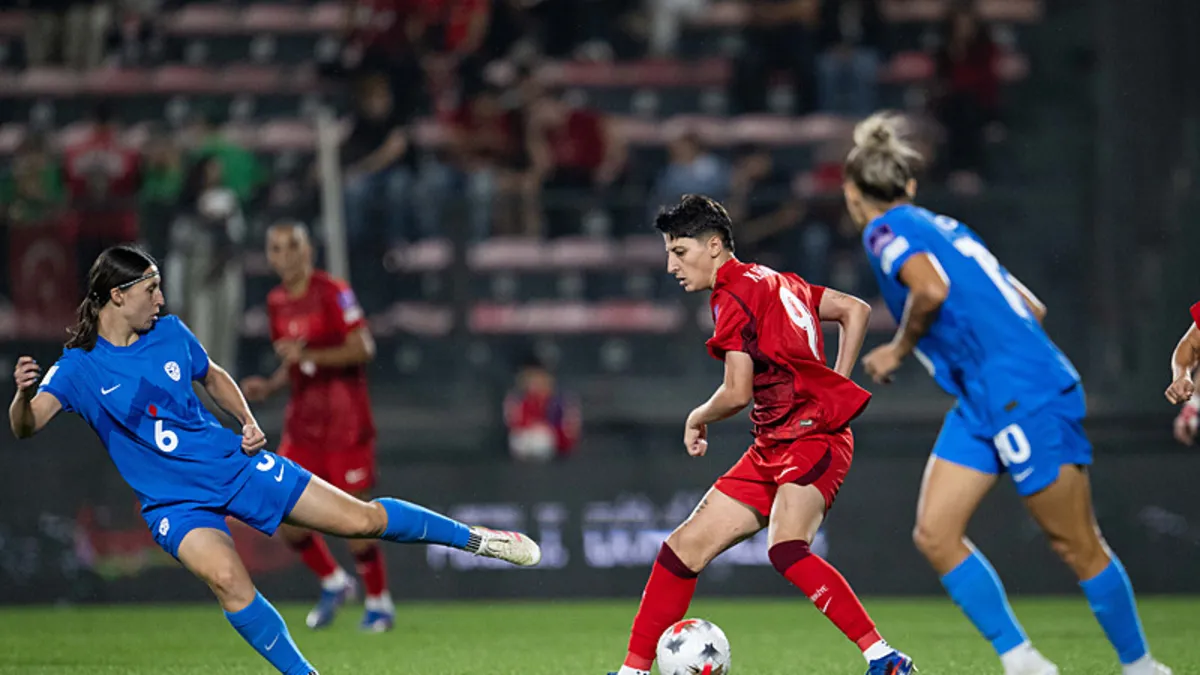 A Milli Kadın Futbol Takımı, Slovenya ile berabere kaldı