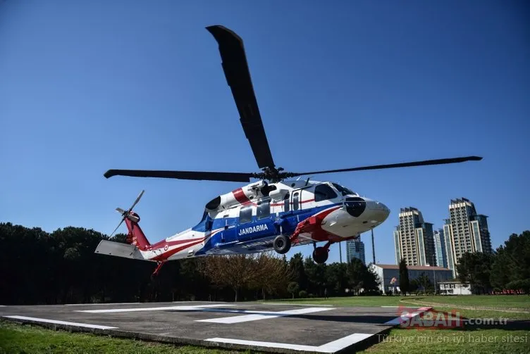 İstanbul Jandarması’nın yeni gözü S-70 göreve başladıS-70 Skorsky helikopterinden trafik denetimi