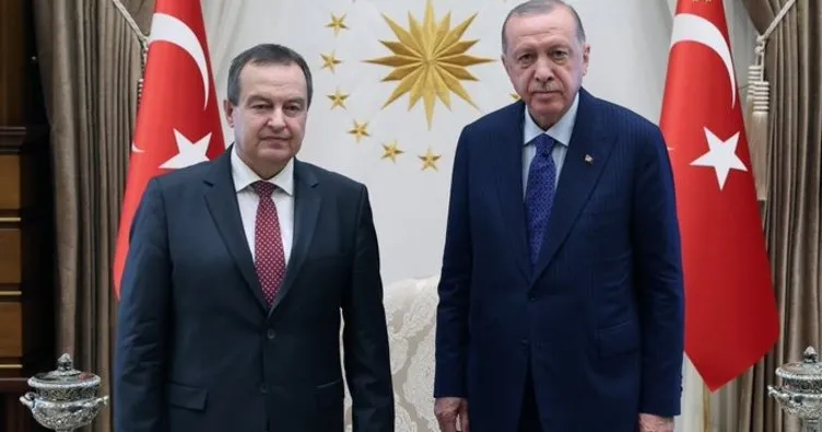 Erdoğan, Sırbistan Ulusal Meclis Başkanı Ivıca Daçiç ile görüştü