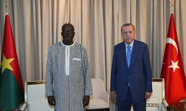 Başkan Erdoğan, Burkina Faso Cumhurbaşkanı Kabore ile bir araya geldi