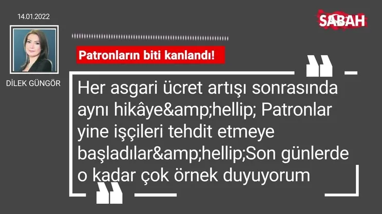 Dilek Güngör | Patronların biti kanlandı!