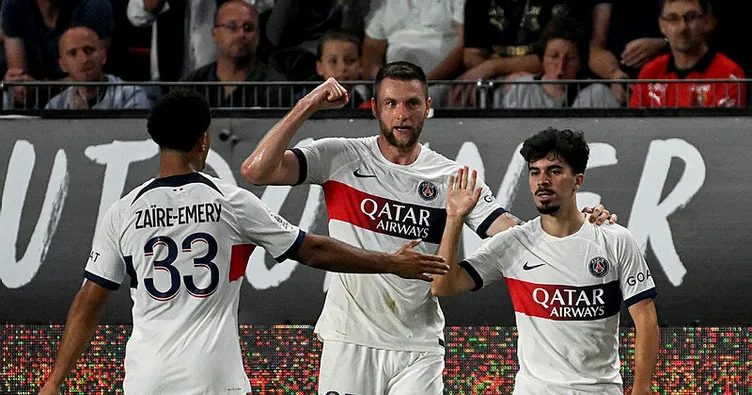 Ligue 1’de PSG, Rennes’i 3-1 yendi