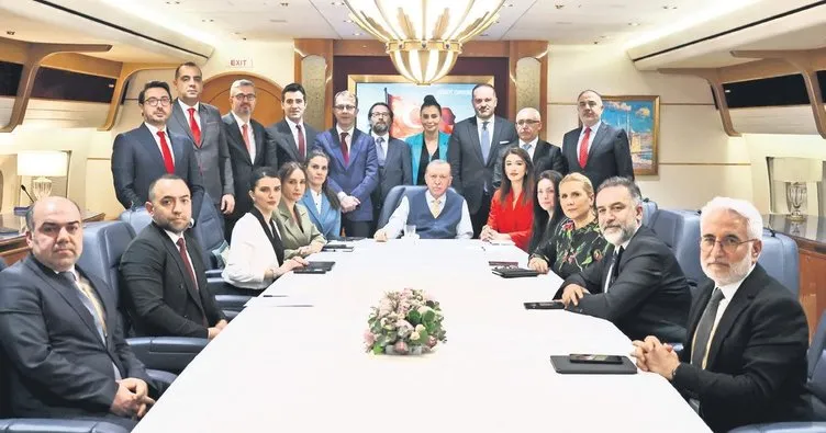 Başkan Erdoğan, BAE ve Mısır ziyareti dönüşünde uçakta konuştu: Mısır’la işbirliğimizi artıracağız