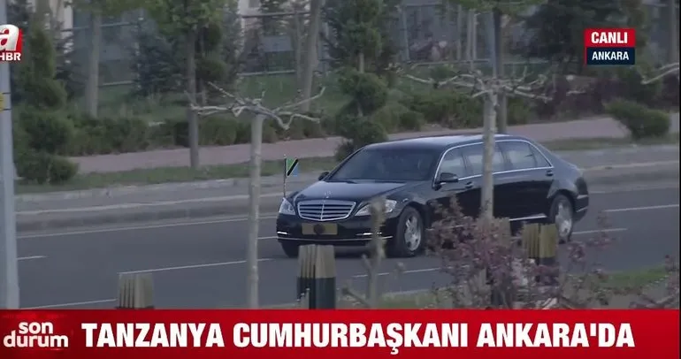 Tanzanya Cumhurbaşkanı Ankara’da