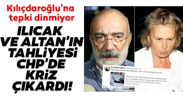 Kılıçdaroğlu’na tepki dinmiyor! Nazlı Ilıcak ve Ahmet Altan’ın tahliyeleri CHP’de kriz çıkardı
