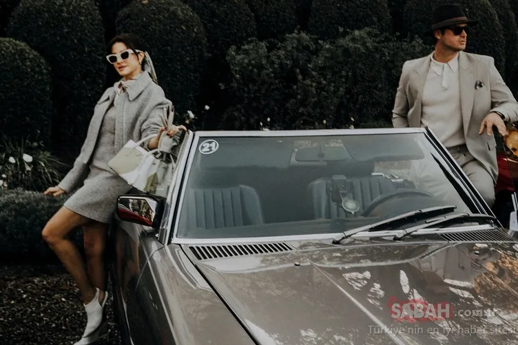 Gözde çift Kıvanç Tatlıtuğ ile Başak Dizer Toskana’da klasik araba deneyimi! Bugünü asla unutamam