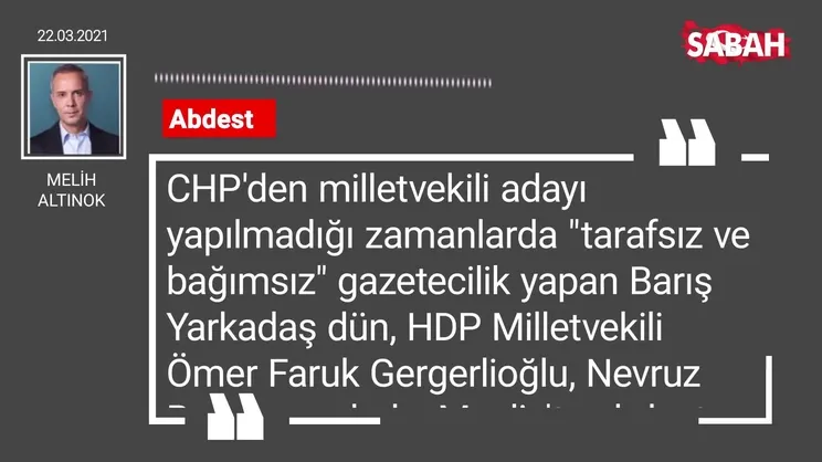 Melih Altınok | Abdest