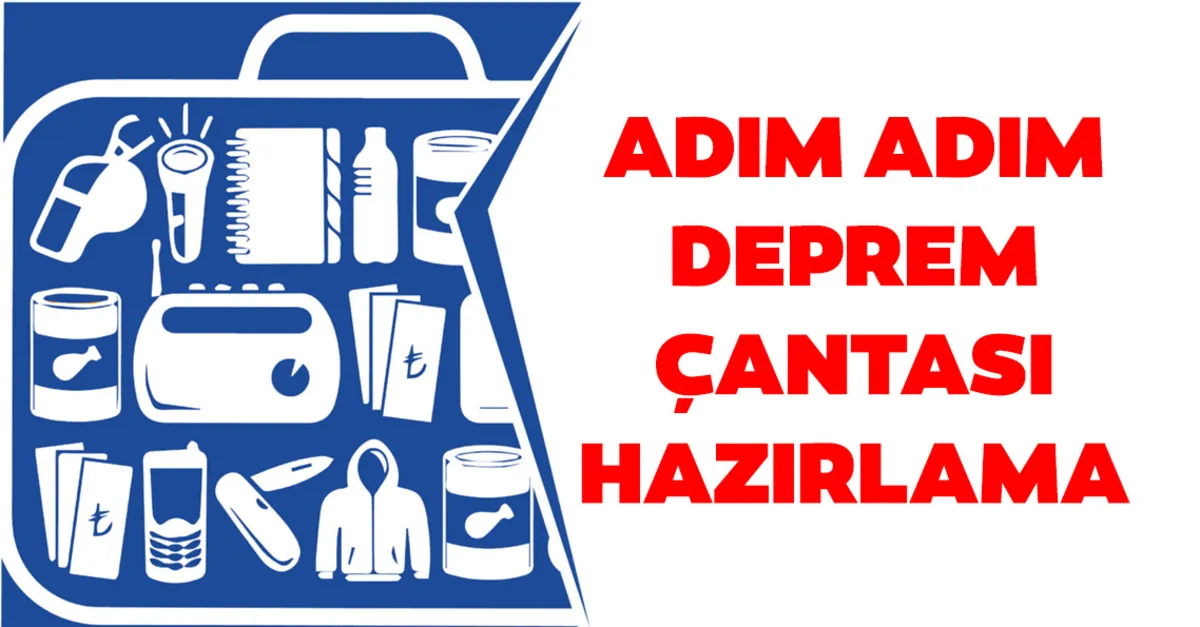 Adim Adim Deprem Cantasi Hazirlama Deprem Cantasi Icinde Olmasi