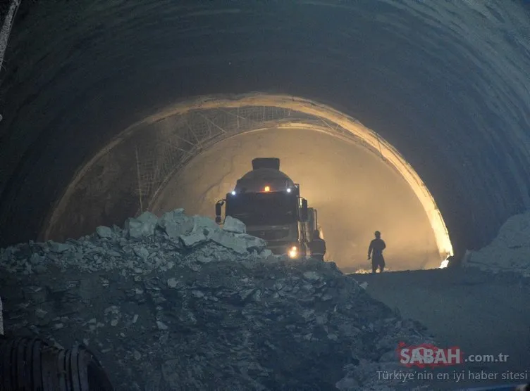 Yeni Zigana Tüneli’nin yarısı tamamlandı
