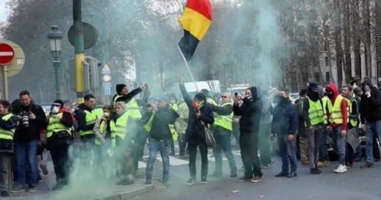 Belçika’da Sarı Yelekliler Cumartesi günü yeniden protesto eylemi yapacak
