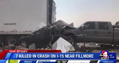 ABD’da kum fırtınası sebebiyle meydana gelen trafik kazasında 7 kişi öldü!