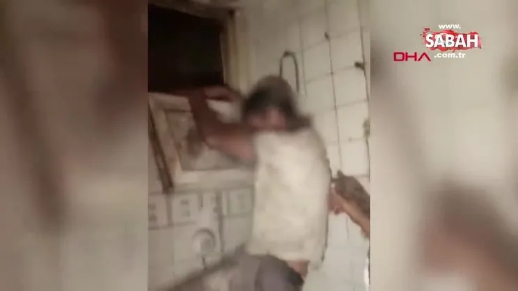 Kaçmaya çalışan hırsızlık şüphelileri 2. katta tuvalet penceresinden düştü | Video