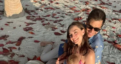 Cansel Elçin ve Tuğçe Bayat oğulları Atlas ile yaz sezonunu açtı! Tatilin tadını böyle çıkardılar