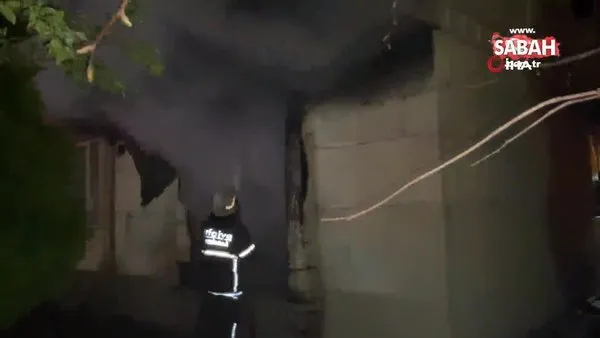 Bilgisayar bomba gibi patladı, mahalleli yangınla sokağa döküldü | Video