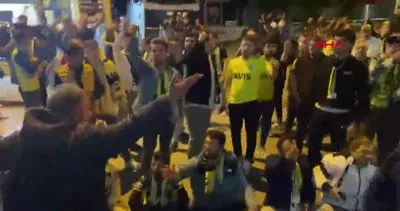 Galatasaray’ın şampiyonluğunun ardından Fenerbahçeli taraftarların isyanı kamerada