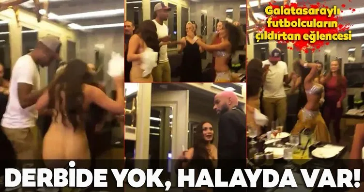 Galatasaraylı futbolcuların çıldırtan eğlencesi